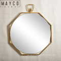 Mayco Antique Style Metal Neoclassical Gold Frame Wall Mirror